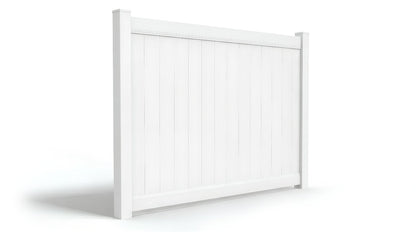 6' Tall x 8' Wide Privacy Fence Panel For Vinyl Fences (AFC-373)