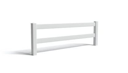 3' Tall x 8' Wide 2-Rail Classic Ranch Rail Fence Panel For Vinyl Fences (AFC-302)