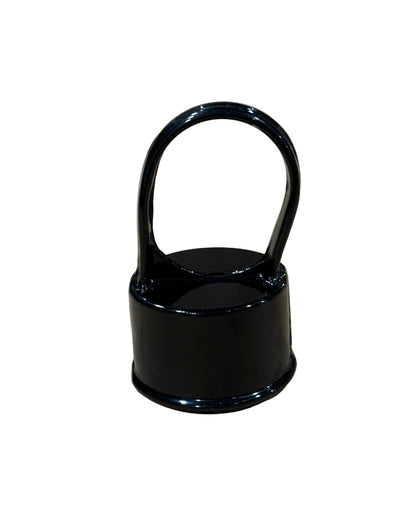 1-5/8" x 1-3/8" Black Aluminum Line Loop Top For Chain Link Fences