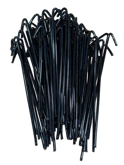 6-1/2" x 9-gauge Black Aluminum Wire Ties "#13 Black" (Bag of 100) for Chain Link Fences