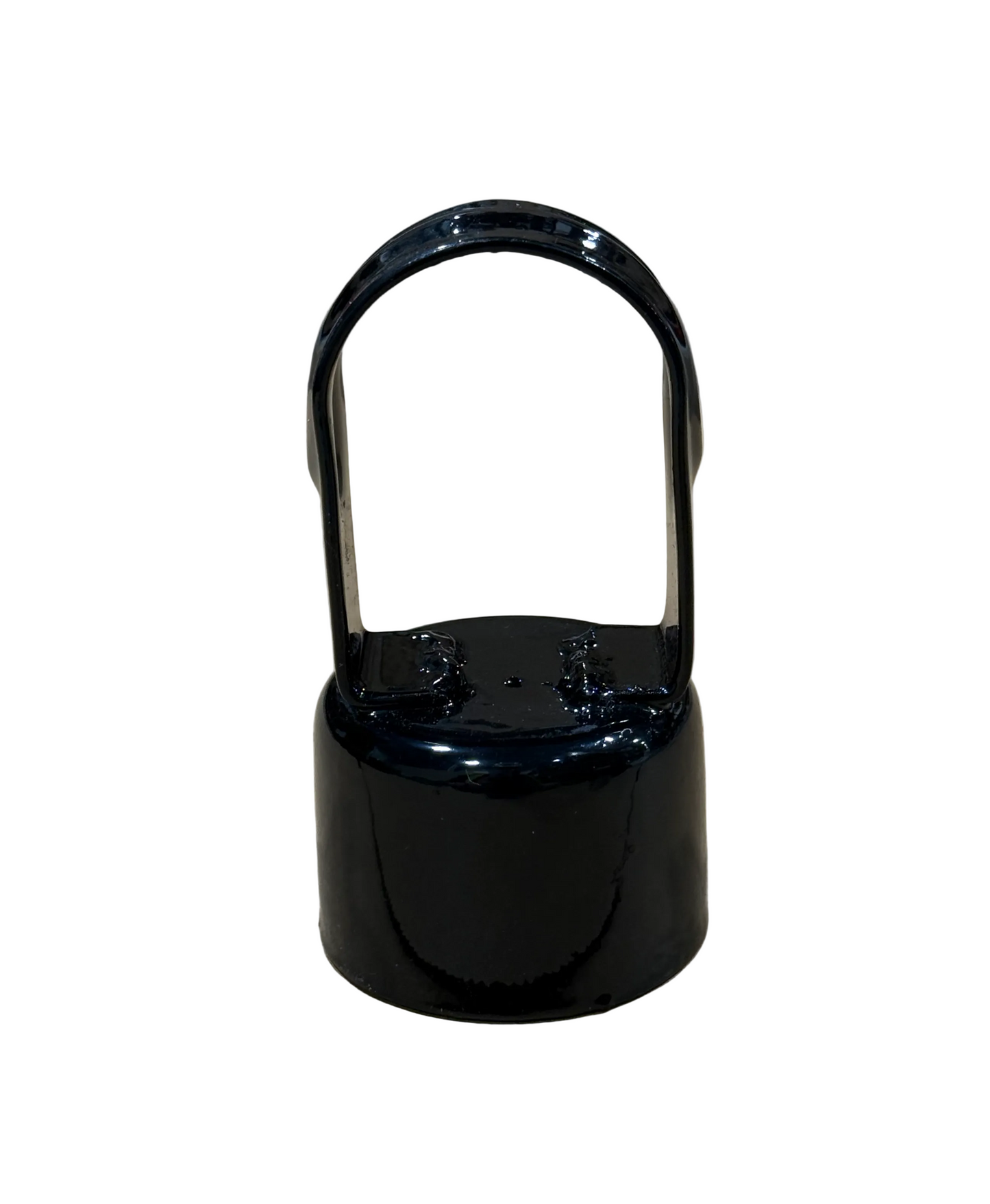 2" x 1-5/8" Black Steel Line Top for Chain Link Fences