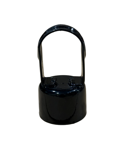 2" x 1-5/8" Black Steel Line Top for Chain Link Fences