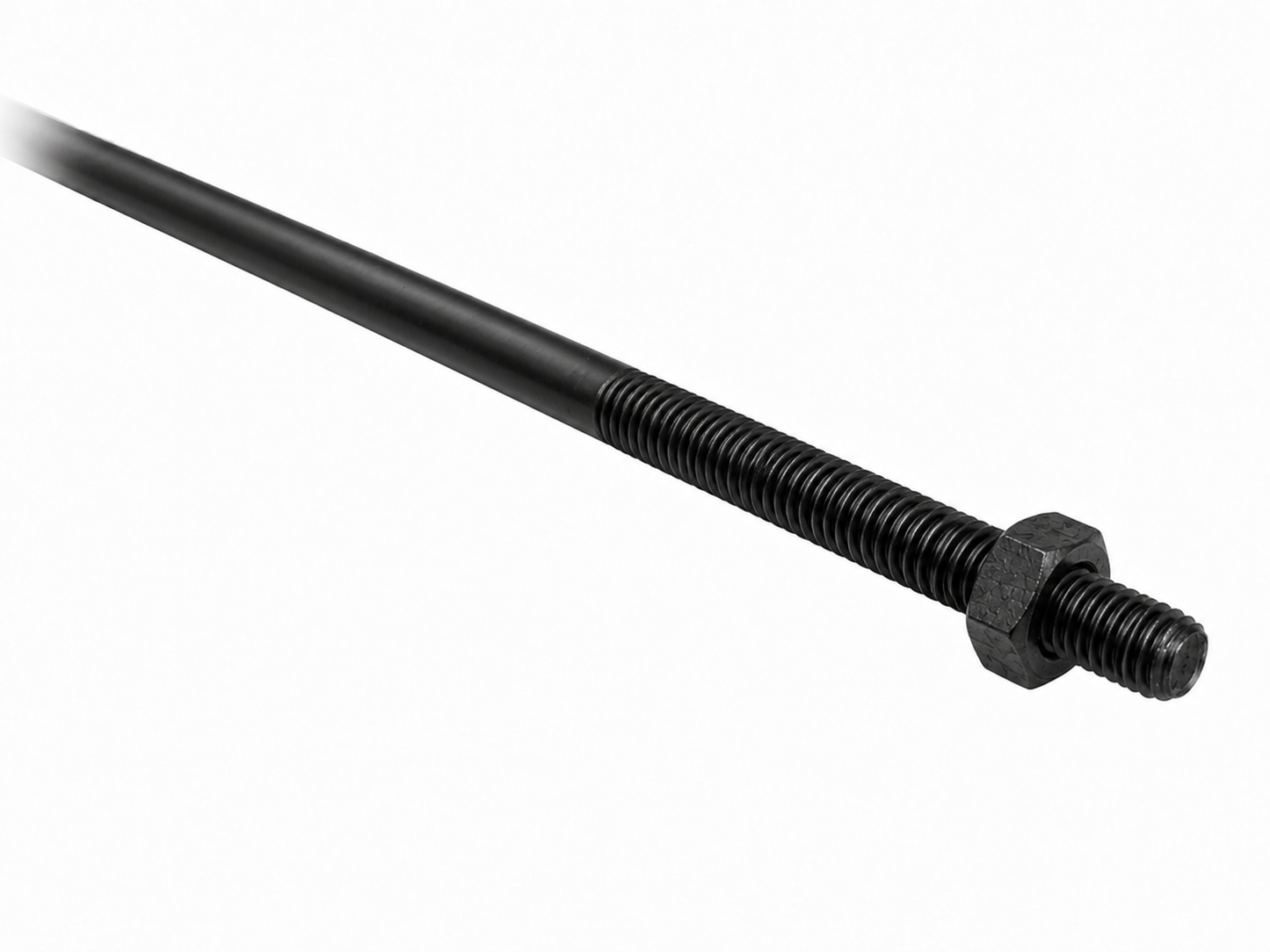 10-1/2' x 3/8" Black Truss Rod for Chain Link Fences