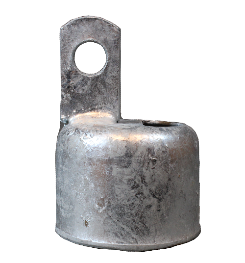 1-5/8" Galvanized Steel Combo Rail End for Chain Link Fences