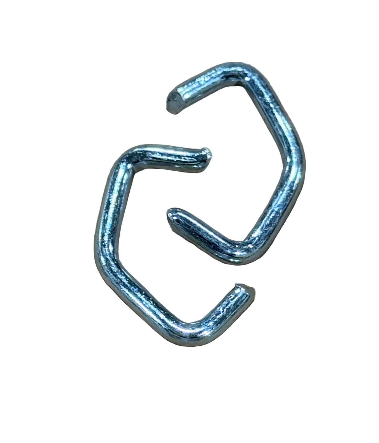 9-gauge Galvanized Hog Rings (1 LB) for Chain Link Fences