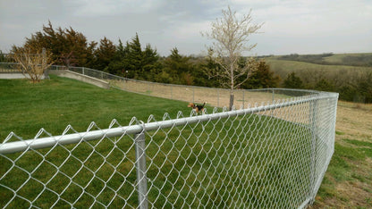Galvanized Chain Link Complete Fence Package Extra End Post Kit