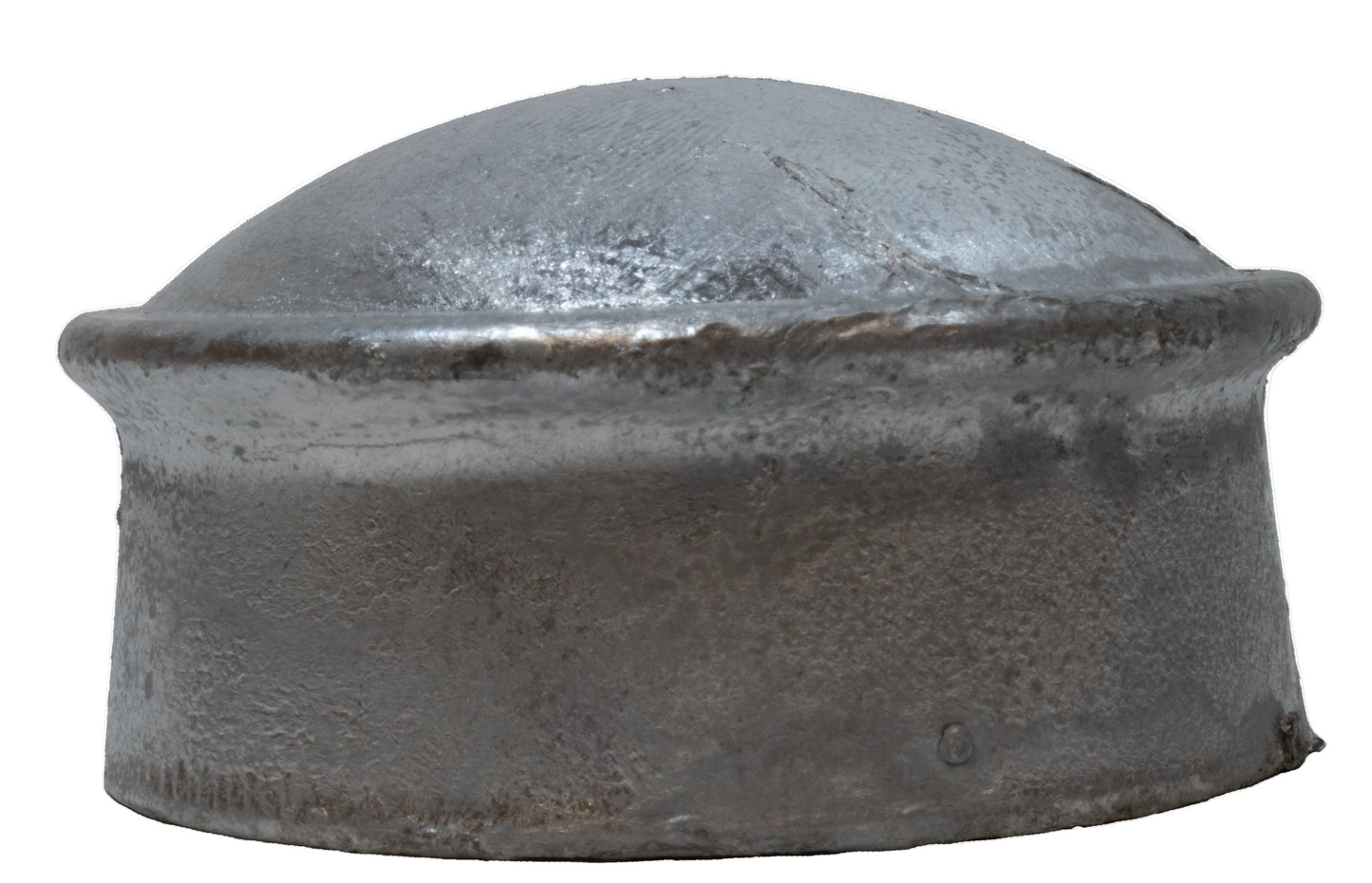 4-1/2" Galvanized Steel Terminal Cap for Chain Link Fences