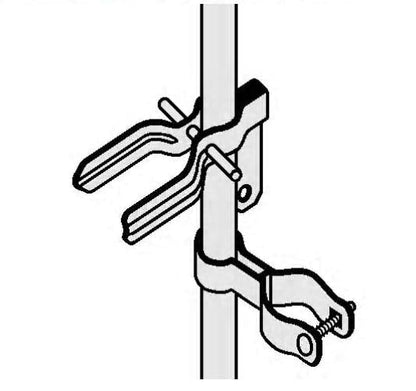 2" Galvanized Steel Gate Frame Industrial Latch Fork For Chain Link Fences