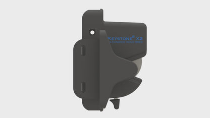 Keystone® X2 External Mount Gate Latch – One-Sided for Vinyl, Ornamental or Wood Fences