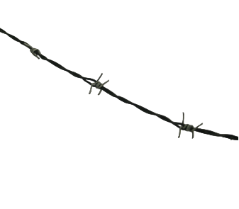 Black Vinyl Coated 4-Point Class 3 12-1/2-Gauge Barbed Wire Roll (1,320') for Chain Link Fences