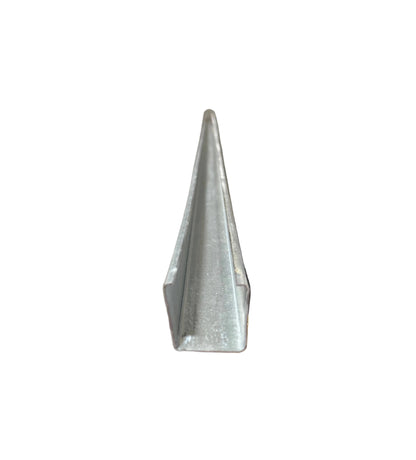 1-1/2" x 5-1/2" x 94-1/2" Steel Rail Insert for Vinyl Fences