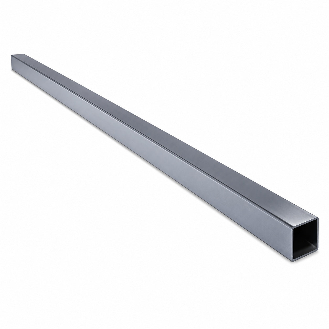 3" x 3" x 8' 14-gauge Square Galvanized Commercial Pipe for Chain Link or Wood Fences