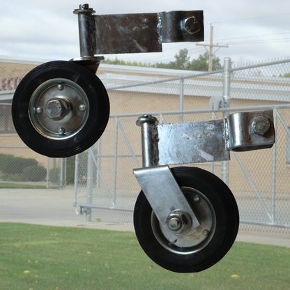 1-5/8" Swivel Gate Roller with 6" Wheel for Chain Link Fence Gates