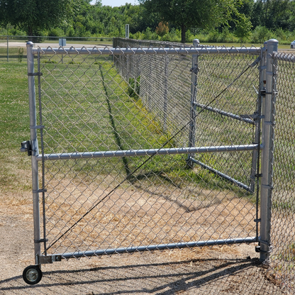 1-5/8" Swivel Gate Roller with 6" Wheel for Chain Link Fence Gates