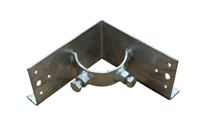 2-1/2" Steel Corner Post Adapter for Wood Fences